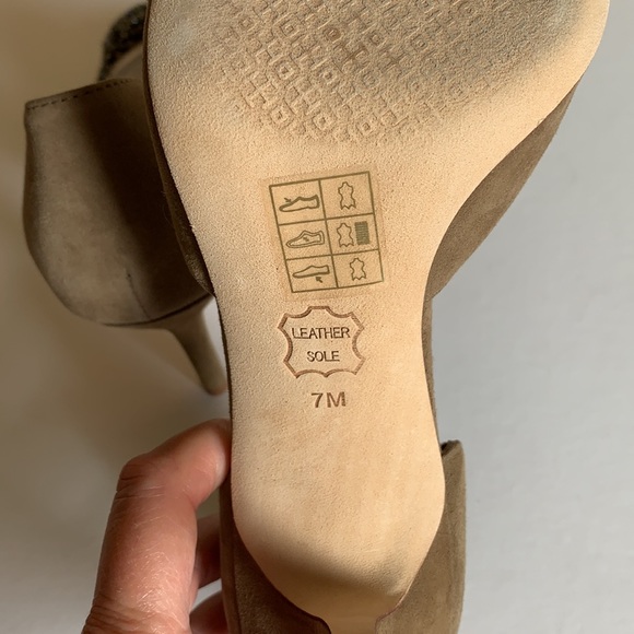 RARE Tory Burch Esme Tan D’Orsays pumps, black diamond - Picture 7 of 13